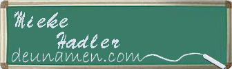 Mieke Hadler Visitenkarte